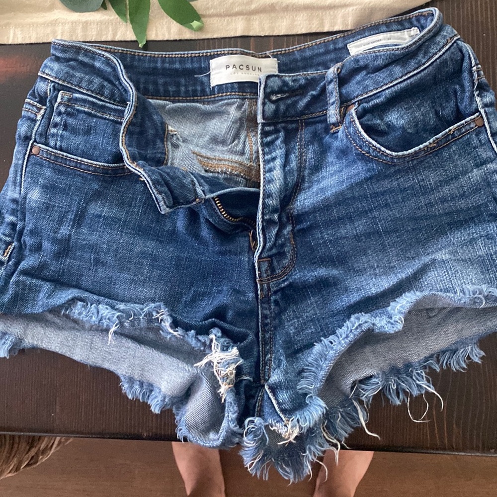Pacsun high rise jean shorts